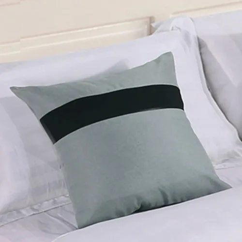 Vista 31 de Cojines con fundas de almohada a juego y núcleo de almohada de 17.7 x 17.7 in, paquete de 1, para decoración de cama, sala de estar, sofá Beige