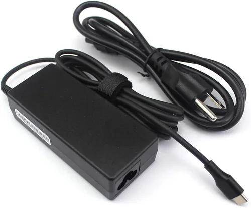 Vista 2 de Adaptador de cargador USB-C tipo C de 65W 45W para Acer Chromebook Spin 15 13 11 315 713 311 314 R13 CB315 CP315 CP311 CB311 CP713 C933 CB5-312