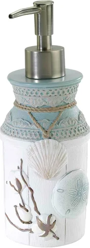 Vista 8 de Avanti Linens - Vaso, organizador de encimera, accesorios de baño elegantes de granja (colección de conchas de granja)
