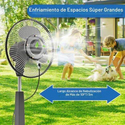 Vista 5 de POCKET PANDA Misters de ventilador para refrigeración al aire libre, kit
