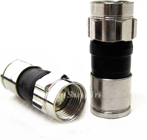 Vista 17 de 2 Piezas RG11 Belden PPC EX11N716PLUS Conector de Compresión de Cable Coaxial de Níquel y Anticorrosión RG-11 Accesorio Coaxial