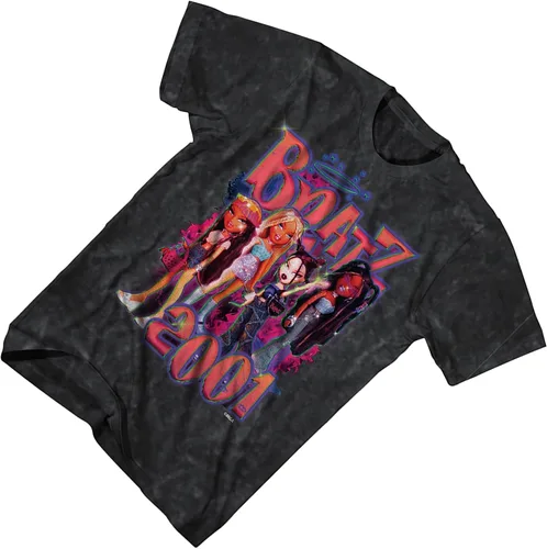 Vista 4 de Bratz Camisa original de muñecas para hombre Yasmin Cloe Jade y Sasha Tie Dye