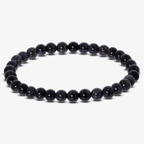 Vista 437 de Gem Avenue Handmade Round Bead Stretch Bracelet Unisex Natural Stone Beaded Jewelry for Men & Women, Elastic Wristband for Daily Wear