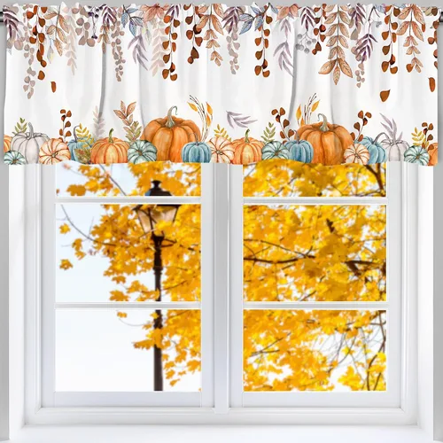 Vista 15 de Cortinas de Navidad de Hexagram para sala de estar, cortinas de árbol de Navidad de 63 pulgadas de largo para sala de estar juego de 2 paneles Negro