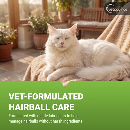 Vista 4 de Vetoquinol Laxatone, gel de bola de pelo de arce para gatos, 4.25 onzas