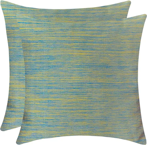 Vista 11 de The White Petals Fundas de cojín amarillo mostaza para sofá, sofá y cama (16 x 16 pulgadas, paquete de 2)