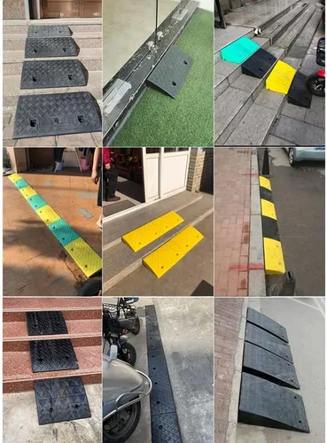 Vista 6 de ZJIEX Rampa de umbral de goma de 2 pulgadas y 3 pulgadas para calzadas, rampa antideslizante para silla de ruedas, rampas para sillas de ruedas
