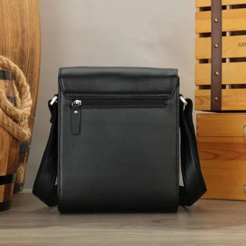 Vista 6 de Cuero auténtico mensajero Bolsas hombro hombro Crossbody bolso trabajo negocio vintage capacidad