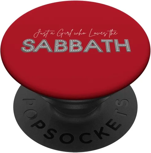 Vista 6 de Just a Girl who Loves the Sabbath. 7th Day Sabbath Keeper PopSockets MagSafe PopGrip for iPhone