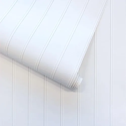 Vista 7 de Tempaper - Papel pintado extraíble para despegar y pegar de cuentas falsas blancas, 20.5 x 16.5 pies, fabricado en los Estados Unidos