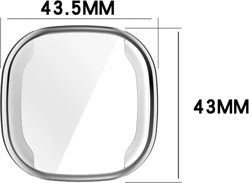 Vista 2 de Funda protectora de pantalla compatible con Fitbit Ace LTE, TPU suave de alta calidad, cubierta protectora delgada [a prueba de arañazos]