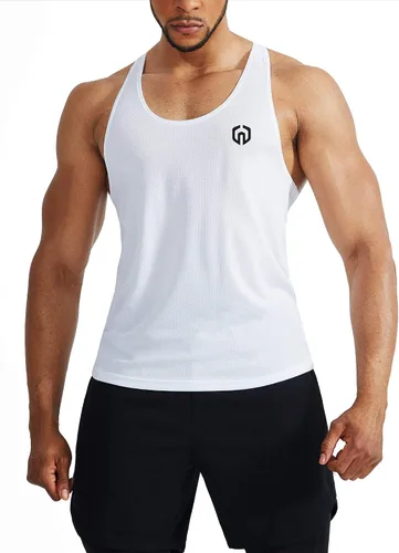 Vista 3 de NELEUS - Camiseta sin mangas para correr para hombre, para gimnasio, atlética
