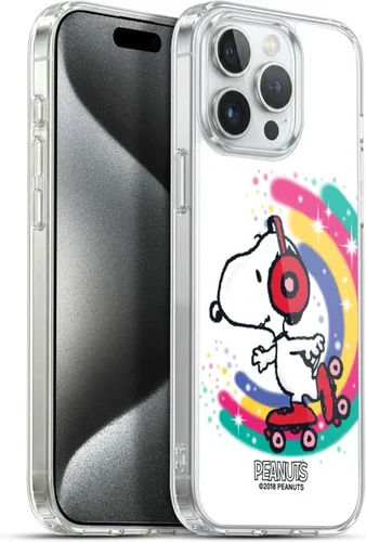 Vista 76 de Head Case Designs Funda de gel con licencia oficial de Peanuts Beach Surf Snoopy Boardwalk Airbrush [protección de grado militar] compatible