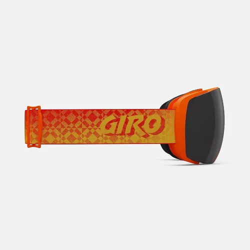 Vista 7 de Giro Gafas de esquí de contacto – Gafas de snowboard para hombres y mujeres – Correa de cubierta naranja con lentes de humo vívido/infrarrojos