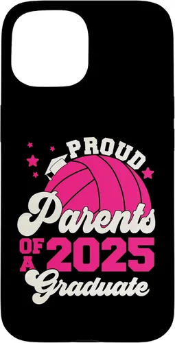 Vista 6 de iPhone 16 Parents of a 2025 Graduate Senior Graduation Volleyball Case