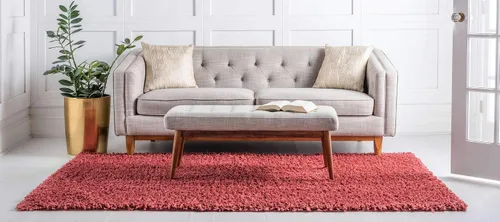 Vista 16 de Unique Loom Colección Davos Shag - Alfombra Lino