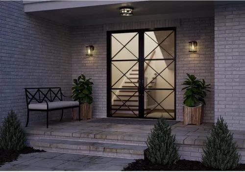 Vista 3 de Progress Lighting P560057-020 Gunther Outdoor, Bronce 9.5x6.5x6.5