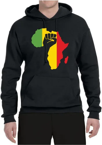 Vista 3 de Wild Bobby Black History Is American History Black Pride - Sudadera con capucha unisex