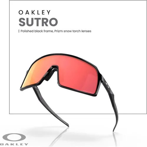 Vista 81 de Oakley Sutro OO9406 / OO9462 - Lentes de sol para hombre, kit de correa de accesorios, bolsa de microfibra