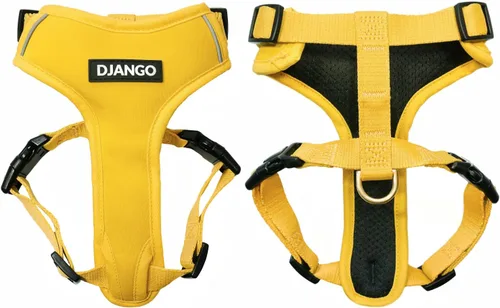Vista 15 de DJANGO Arnés para perro Adventure - Acolchado y ajustable - Negro, pequeño