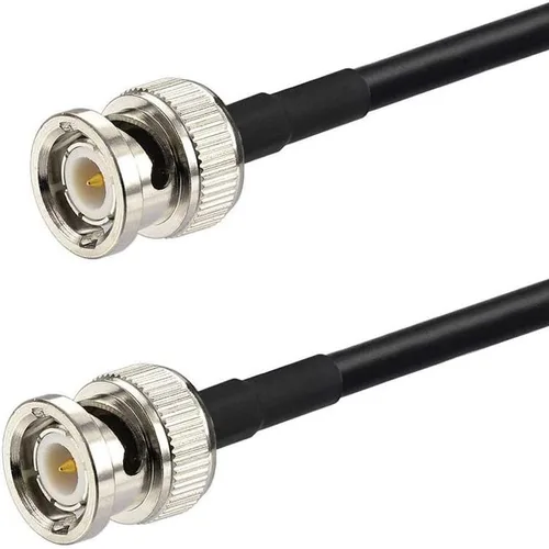 Vista 3 de Bingfu BNC macho a BNC macho RG58 50 Ohm Cable de puente coaxial 3.3 ft 3 pies para radio CB Radio aficionado Radio móvil Escáner de policía Escáner