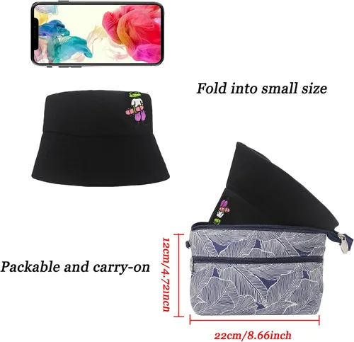 Vista 209 de ZLYC Gorra de pescador bordada de moda unisex para hombres y mujeres