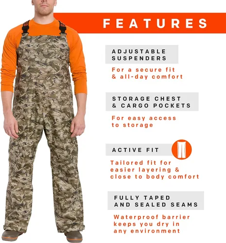 Vista 3 de Grunden's Gage Weather pechera de guardia para hombre