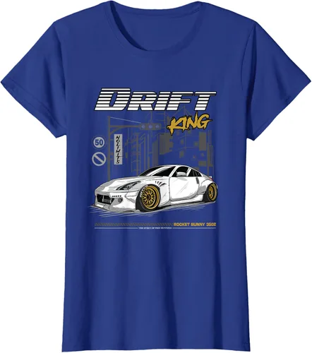 Vista 42 de Z34 370 Fairlady Z - Camiseta gráfica de cuerpo ancho, Negro, S