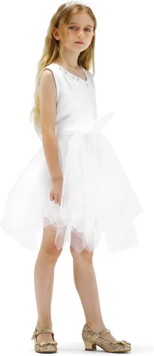 Vista 6 de K KomForme Zapatos de vestir para niña Mary Jane Glitter de 1.5 pulgadas, tacón bajo para boda, fiesta, zapatos de princesa