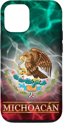 Vista 28 de Funda para iPhone 17 con la bandera de México de Michoacán - Orgullosa de las raíces mexicanas