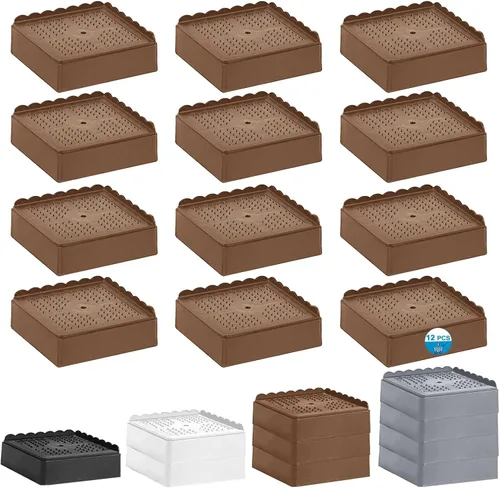 Vista 33 de Elevador de cama de 1 pulgada, 2 pulgadas, 3 pulgadas, 4 pulgadas de alta resistencia, elevador de muebles ajustable para mesa, escritorio, sofá