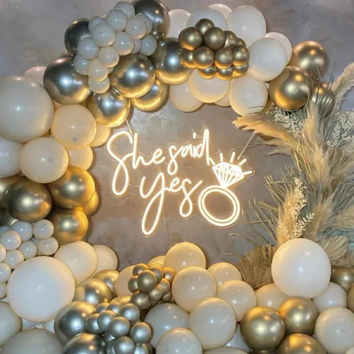 Vista 12 de Letrero de neón personalizado con texto en inglés «It Was Always You», letrero de neón personalizado con corazón para boda, fiesta de compromiso