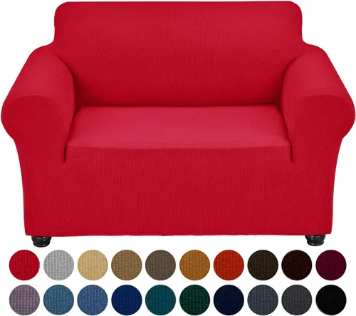 Vista 31 de Joccun Funda Elástica para Silla Sofá, Funda de Sofá de 1 Pieza Tela Jacquard de Spandex con Parte Inferior Elástica, Protector de Muebles Lavable