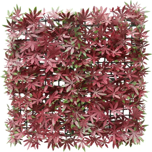 Vista 23 de E&K Panel de valla de plantas artificiales de 20 x 20 pulgadas, hojas sintéticas, césped, panel de privacidad para interiores y exteriores
