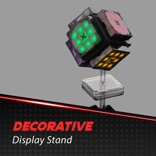 Vista 5 de eX-Mars Cubo Robótico AI en Exhibición - Compatible con el Cubo de Velocidad Robótico eX-Mars AI, Exhibición Decorativa, Soporte de Juguete de Cubo