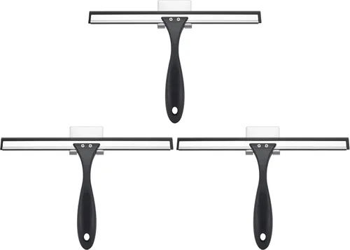 Vista 18 de AmazerBath Escobilla para puerta de cristal de ducha, escobilla de ducha para puertas de cristal, escobilla multiusos con gancho para puertas