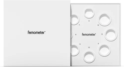 Vista 10 de Anillo inteligente femometer Gen2 de cerámica Monitoreo del sueño, frecuencia cardíaca y ciclo con suscripción gratuita Rastreador de salud