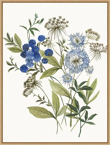 Vista 21 de Amanti Art Lienzo enmarcado para pared, 24 x 18 pulgadas, Botana I de Asia Jensen, lienzo enmarcado para pared, obras de arte de flores, decoración
