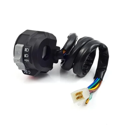 Vista 6 de Arnés de cableado de cable, bobina de encendido, interruptor de manillar izquierdo, encendedor de relé CDI rectificador Kit completo compatible
