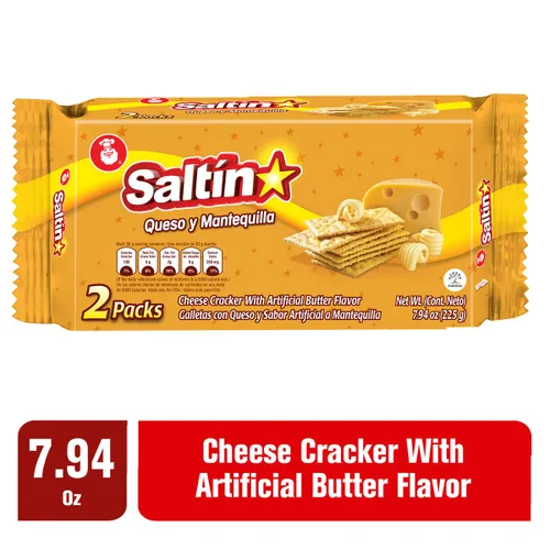 Vista 4 de Saltin Noel - Galletas de queso y mantequilla Mezcla perfecta de queso y mantequilla 7.93 onzas (paquete de 4)