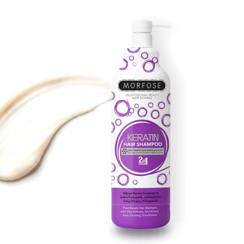 Vista 10 de Morfose Champú de aceite de argán para cabello seco y grueso, champú nutritivo de argán marroquí sin sulfatos, champú suavizante para cabello