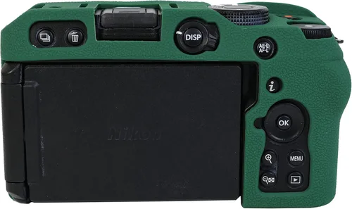 Vista 4 de TUYUNG Z30 - Funda protectora de silicona para cámara Nikon Z30, color verde militar