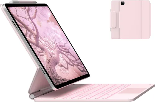 Vista 14 de typecase Funda de Teclado Edge para iPad Air de 13 pulgadas (M3/M2, 2025/2024) y iPad Pro de 12.9 pulgadas (6ª/5ª/4ª/3ª generación), Teclado Magic