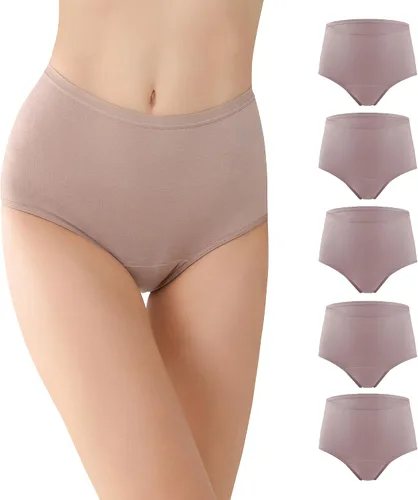 Vista 8 de Battewa Ropa interior absorbente lavable para incontinencia regular para mujer, bragas reutilizables a prueba de fugas para pérdida de orina