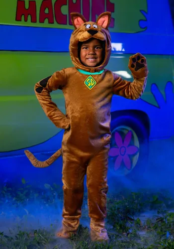 Vista 6 de Disfraz Deluxe de Scooby Doo para Niño Pequeño Multicolor