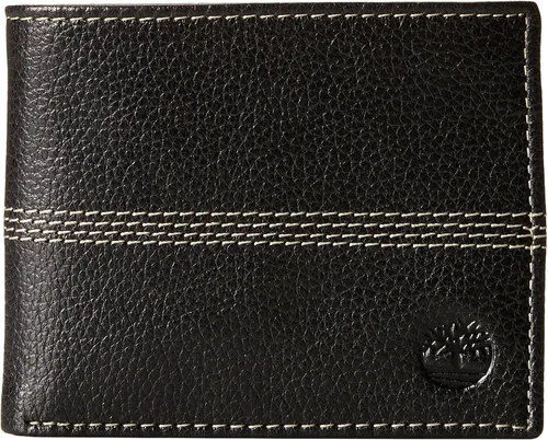 Vista 3 de Timberland Cartera Sportz Quad de cuero para hombre Marrón (punto cuádruple)