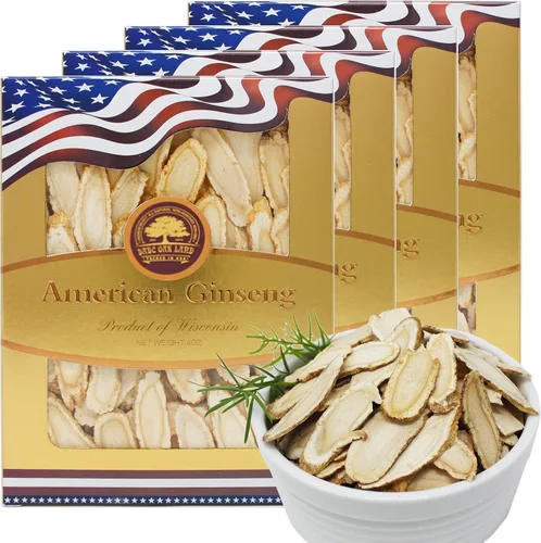 Vista 13 de Rebanadas de ginseng americano de Wisconsin, DOL American Wisconsin - Rodajas de ginseng para té, energía para hombres y mujeres, la salud mental