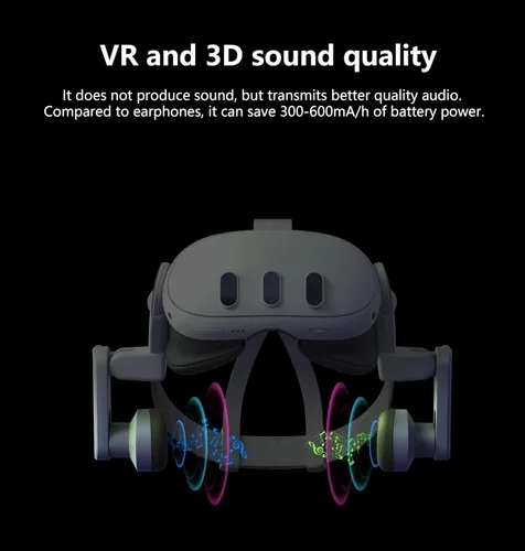 Vista 2 de VR Headset for Oculus Quest 3 Headset for Virtual Reality Gaming Headset, 0 Latency Wireless Headset (not Compatible with Quest 2)