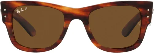 Vista 8 de Ray-Ban RB0840sf Mega Wayfarer Low Bridge Fit Gafas de sol cuadradas Negro/Verde