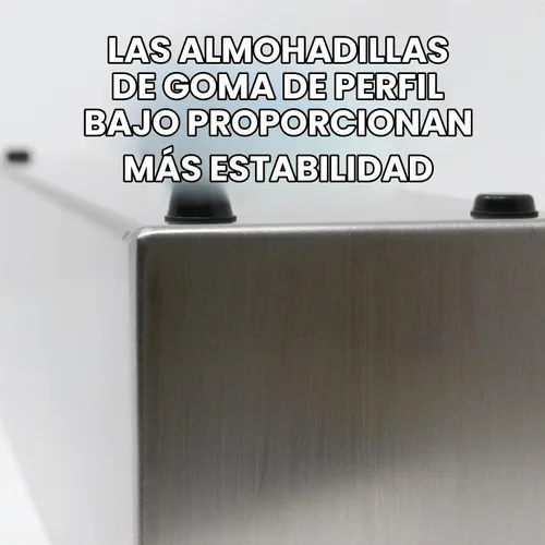 Vista 7 de Buhbo Maceta rectangular moderna de acero tipo artesa de 16 pulgadas, negro Negro Con Drenaje